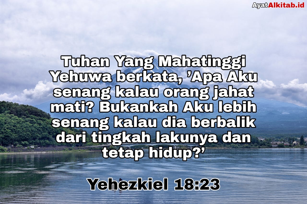 Yehezkiel 18:23