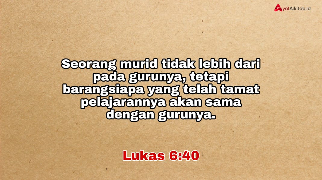 Lukas 6:40