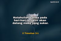 2 Timotius 3:1