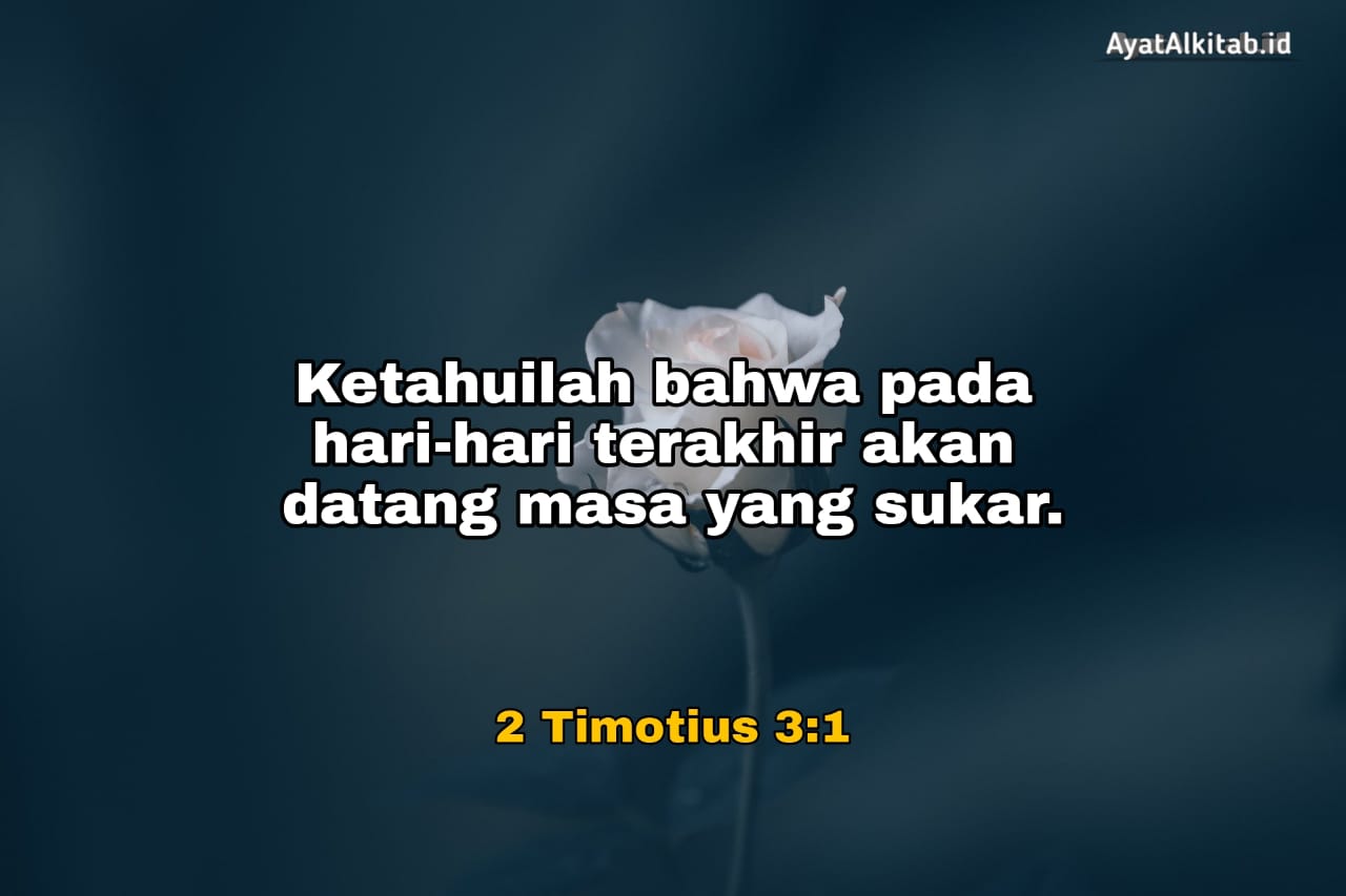 2 Timotius 3:1