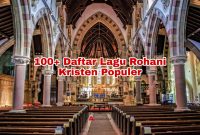 100+ Daftar Lagu Rohani Kristen Terpopuler